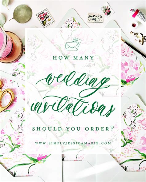 Custom Wedding Stationery 101 How Many Wedding Invitations Should You