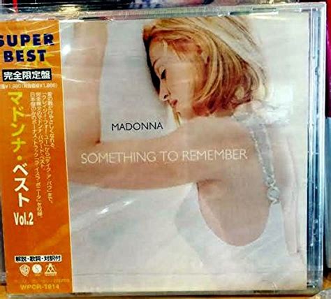 Something To Remember Madonna Amazon Fr Cd Et Vinyles