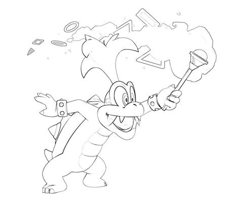 Iggy Koopa Play Super Mario Coloring Pages Mario Coloring Pages Coloring Pages