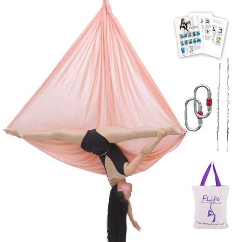 Buy F Life Aerial Silk Yoga Hammock Swing For Yoga Inversion Strength Training Starter