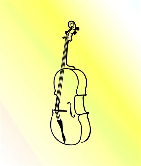 Cello Svg Digital Design Cello Cut File For Cricut Etsy