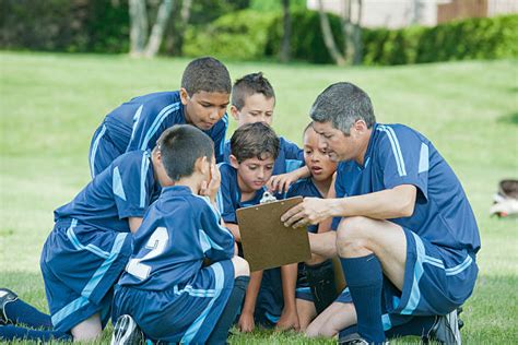 Soccer Coach Huddle Stock Photos Pictures And Royalty Free Images Istock