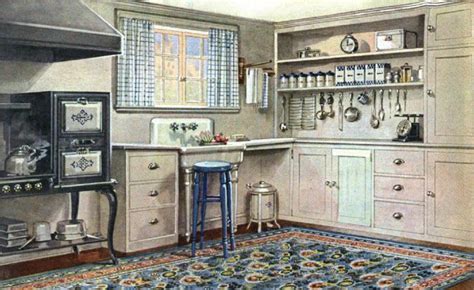 Strangers And Pilgrims On Earth Vintage 1920s Kitchens ~ Springfall