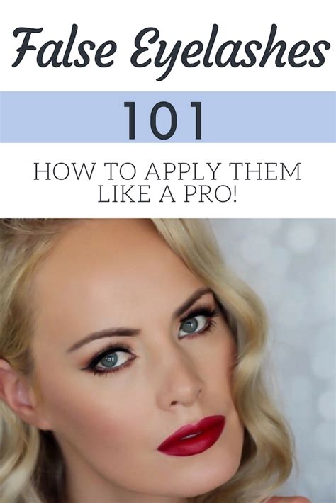 False Eyelashes 101 How To Apply Them Like A Pro Kylees Korner