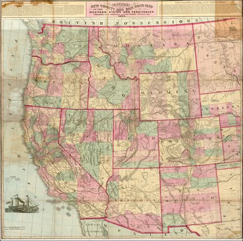 Detailed Road Map Of Western United States