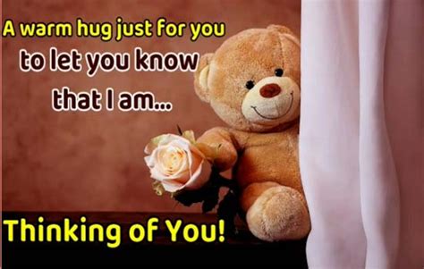 A Warm Hug To Let You Know Free Thinking Of You Ecards 123 Greetings