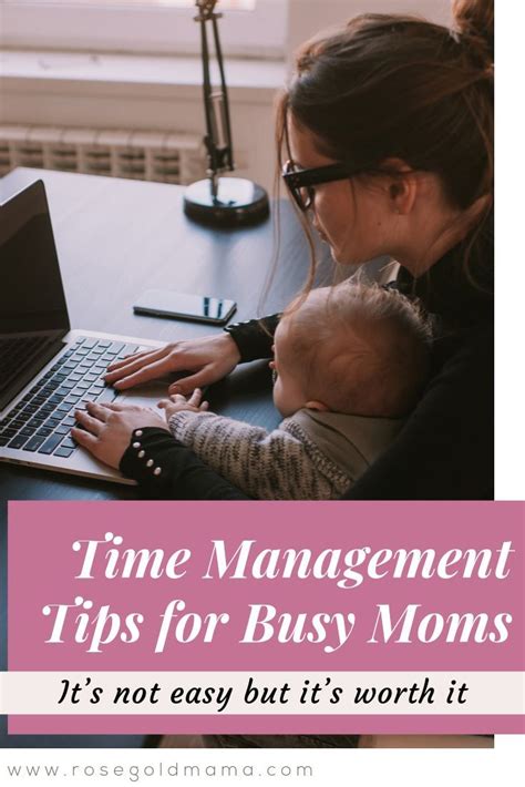 8 Time Management Tips For Busy Moms Time Management Tips Time