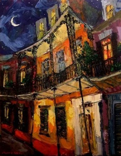 CUEILLETTE ARTISTIK - FAÇADES : CATHY GARCIA-CANALES | Paysage nocturne, Peinture paysage, Art ...