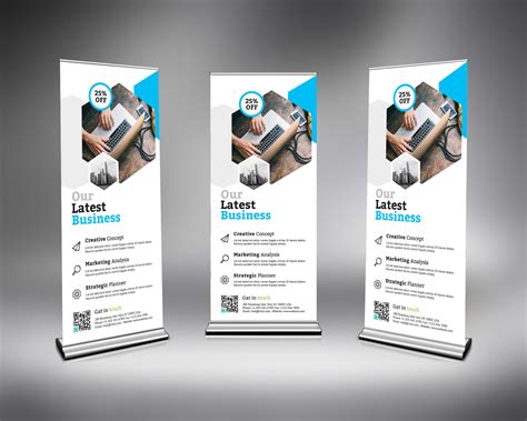 Psd Roll Up Banner Template Graphic Mega Graphic Templates Store