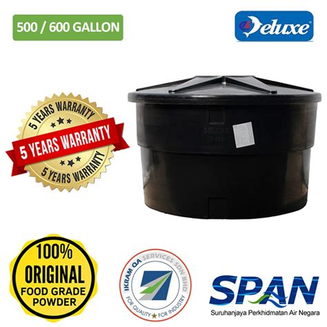 500600 Gallon Deluxe Polyethylene Round Type Water Tank Tangki Air