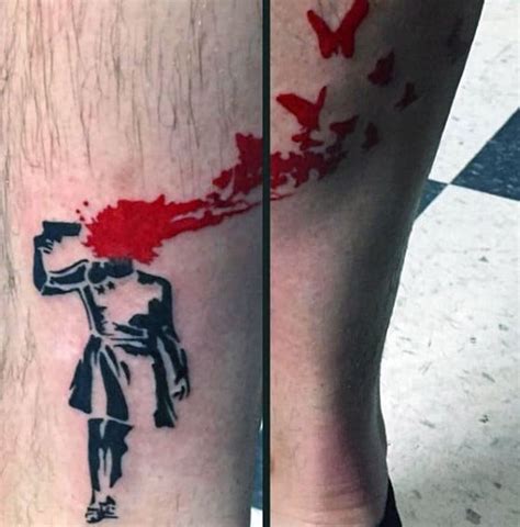 70 Banksy Tattoos For Men Street Art Ink Design Ideas