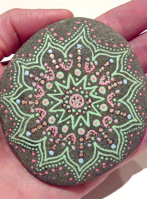 Russian River Rocks One Of A Kind Star Bright 03 Pebble Painting