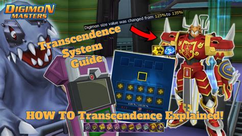 Think you're an expert in digimon masters? DMO Transcendence Guide - HOW TO Transcendence in DMO ...