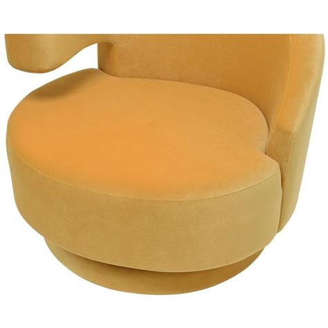 Okru Yellow Swivel Chair El Dorado Furniture