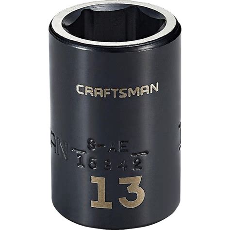 Craftsman Metric 38 In Drive 13mm 6 Point Impact Socket In The Impact