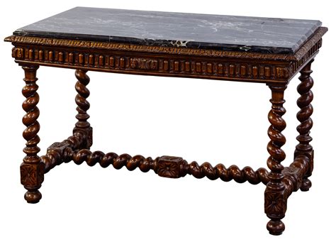English Jacobean Style Oak Library Table Sold At Auction On 20th