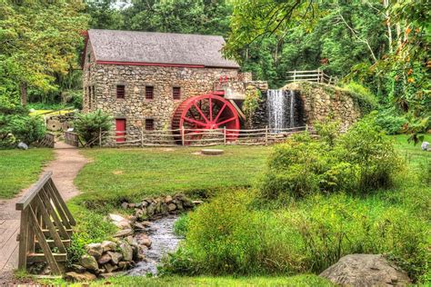 Wayside Inn Grist Mill Photograph By Randy Dyer Fine Art America