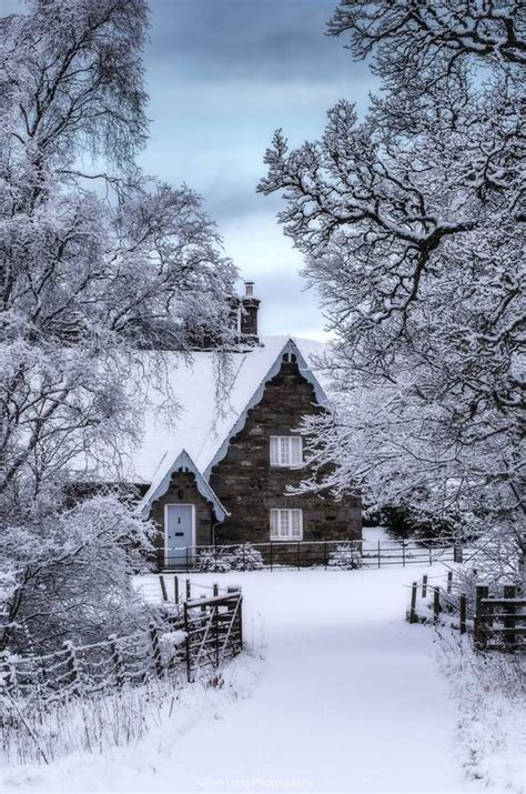 Beautiful Winter Scene In Kenmore Scotland Beautiful Winter Scenes Winter Scenery Winter