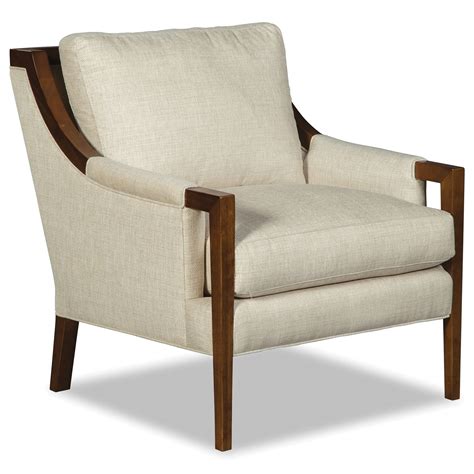 Craftmaster 002910bd Transitional Exposed Wood Accent Chair Belfort