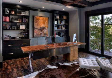 Natural Allure 25 Home Offices That Celebrate The Charm