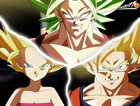 Goku Kyabe Caulifla Kale Personajes De Goku La Hermana De Goku