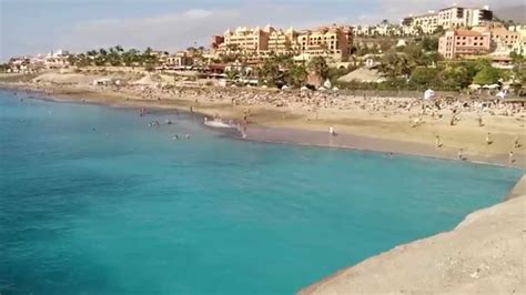Beautiful Beach At Costa Adeje Tenerife Youtube