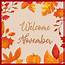 Welcome November Images For Instagram And Facebook – NYCDesignco 