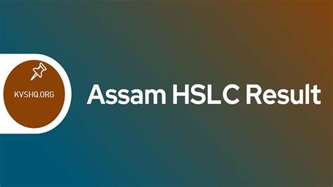 Assam HSLC Result 2023 Exam Dates Result Date Mark Sheet