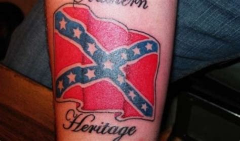 20 Rebellious Confederate Flag Tattoos Design For Women And Men