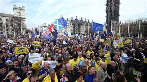 Brexit March Million Joined Brexit Protest Organisers Say Bbc News