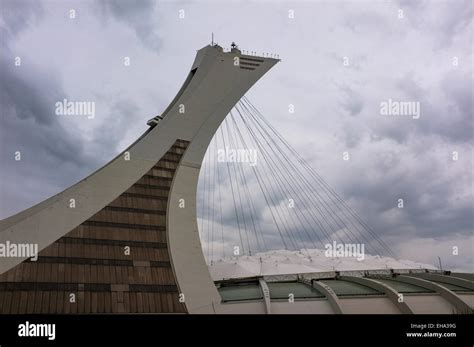 Olympic Stadium In Montreal Quebec Canada Stock Photo Alamy