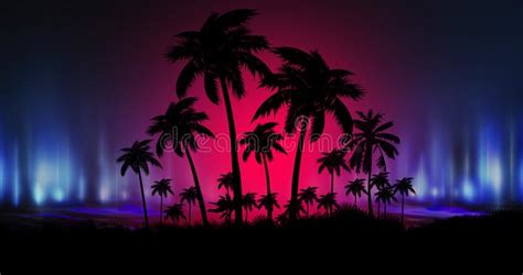 Neon Palm Tree Stock Photos Download 1660 Royalty Free