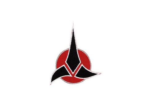 Klingon Empire Insignia Embroidered Iron On Patch Iron On Etsy