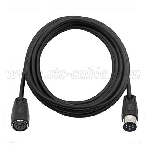 6 Pin Din Male To Female Extension Cable China Stc Electronichong Kong