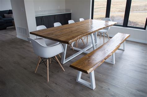 Devoted to building brands and business, he finds himself doing whatever it takes to sustain growth. Modern Live Edge Dining Table With Metal Legs | Four ...