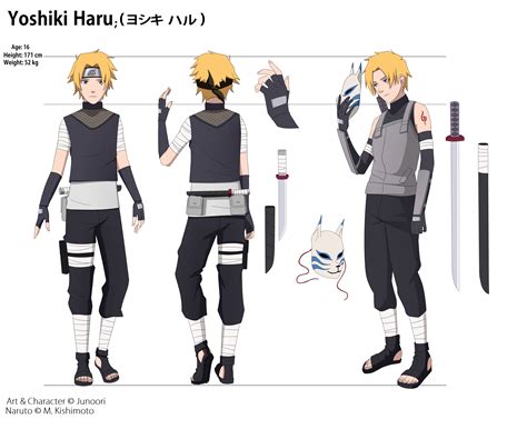 Haru Yoshiki Full Ref Naruto Oc By Junoori On Deviantart Naruto