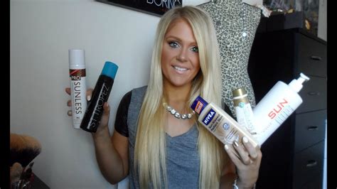Best Self Tanners Sunless Tanning Products My Top 5 Youtube