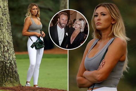 Dustin Johnsons Fiancee Paulina Gretzky Stuns In Low Cut Top While