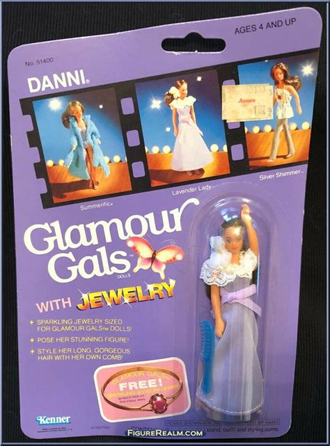 Danni In Lavendar Lady Glamour Gals With Jewelry Kenner Action Figure