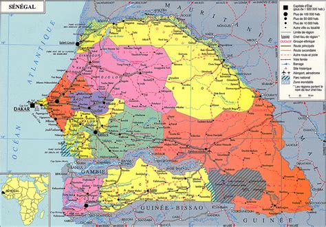 Cartograffr Les Pays Le Sénégal