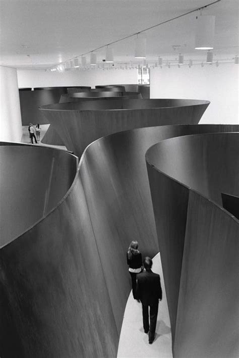 Noted Avl Sculptural Installation By Richard Serra Moving Through