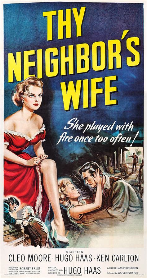 Thy Neighbors Wife Us Poster Art Photograph By Everett Pixels