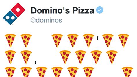Why Domino S Went Nuts And Wrote Hundreds Of Tweets Almost Entirely In Pizza Emojis