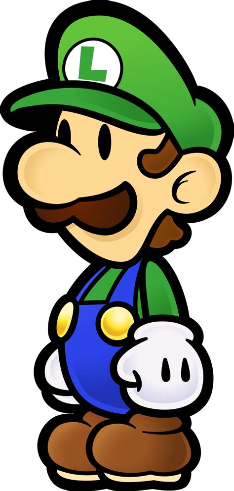 Luigi Super Paper Mario Render By Fawfulthegreat64 On Deviantart