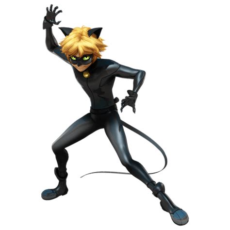 Chat Noir In Attack Pose Miraculous Ladybug Anime Chat Noir