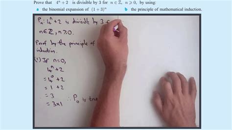 Proof by induction - Divisibility proof - YouTube