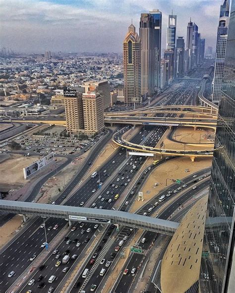 Sheikh Zayed Road Dubai Dubai Dubai Skyscraper Emirates