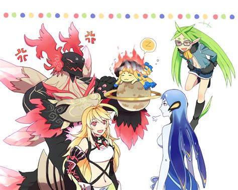 They better for beating the. gnome, ifrit, milla maxwell, sylph, and undine (tales of (series) and tales of xillia) drawn by ...