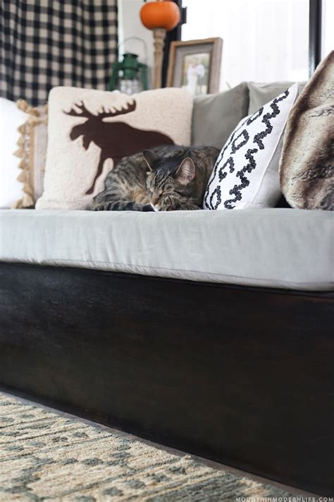 @mormonsinamotorhomewe really enjoyed this build! Small DIY Sofa with Storage | Diy sofa, Sofa couch bed, Rv ...