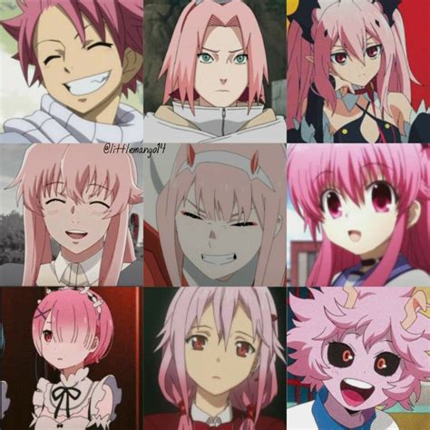 Top 100 Image Pink Haired Anime Characters Vn